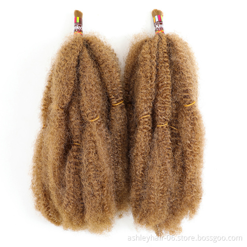 Premium Fiber Tangle Free 100% Synthetic Marley Braid Soft Afro Kinky Hair Bulk
